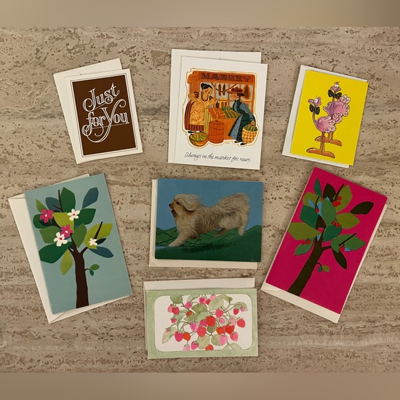 Vintage Assorted Greeting Cards Set - Picture 1 of 9